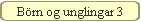 Brn og unglingar 3